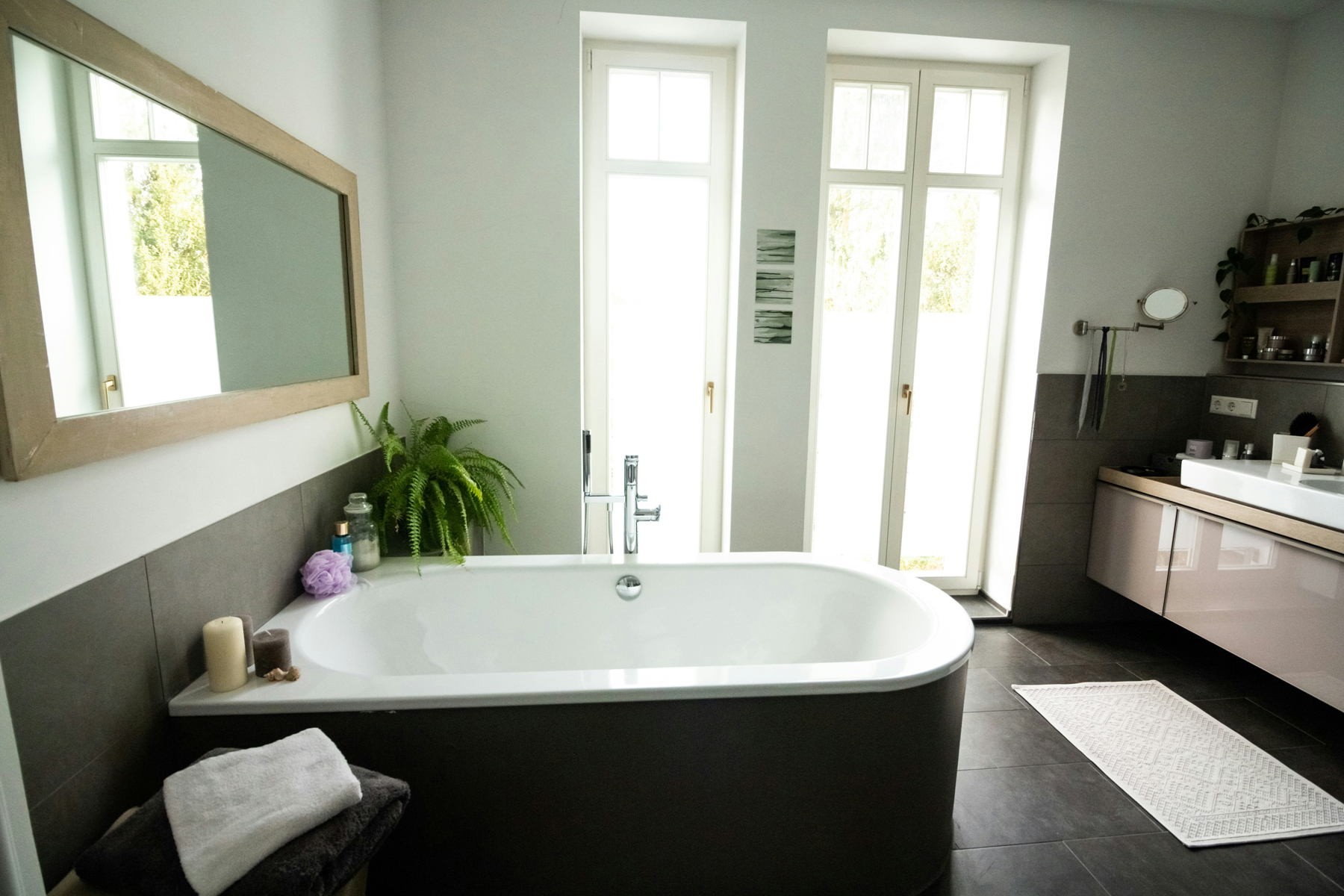 Spülmittel im Badezimmer
