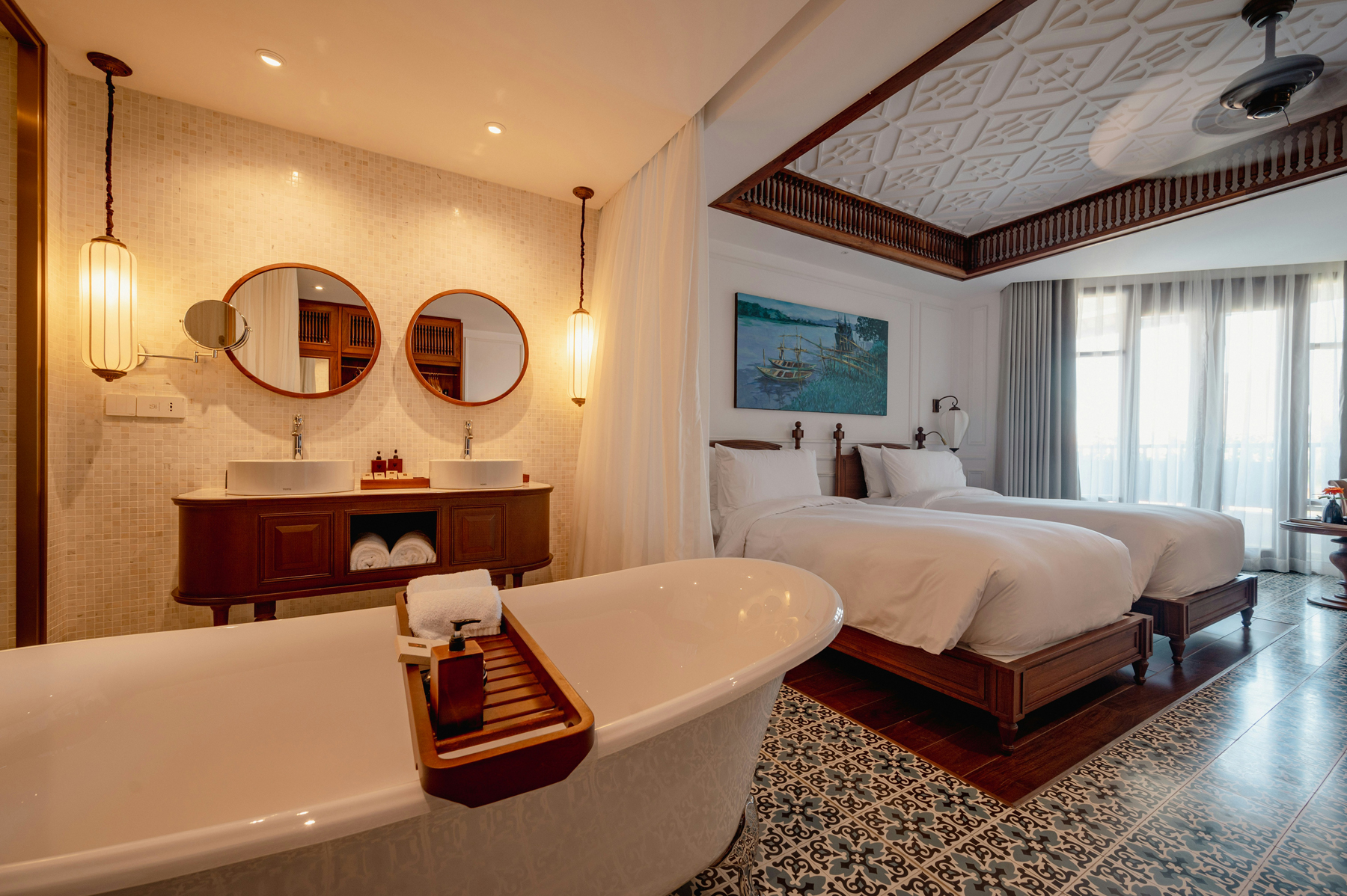 Reinigungsmittel im Badezimmer